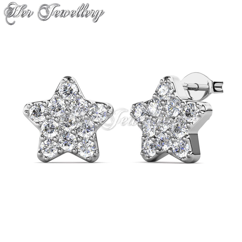 Swarovski Crystals Star Blitz Earrings - Her Jewellery