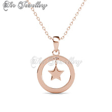 Swarovski Crystals Stellar Set (Rose Gold) - Her Jewellery