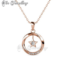 Swarovski Crystals Stellar Set (Rose Gold) - Her Jewellery