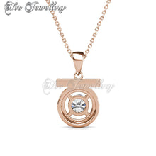 Swarovski Crystals Tangent Pendant‏ - Her Jewellery