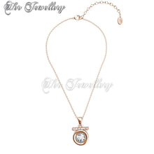 Swarovski Crystals Tangent Pendant‏ - Her Jewellery