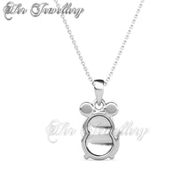 Swarovski Crystals Totoro Pendant - Her Jewellery