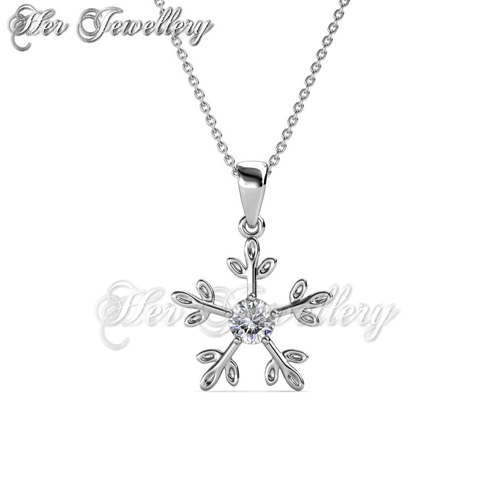 Swarovski Crystals Twinkle Flakes Pendant - Her Jewellery