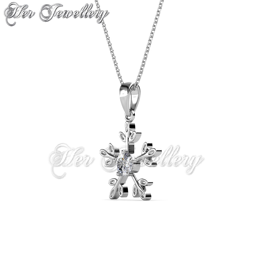 Swarovski Crystals Twinkle Flakes Pendant - Her Jewellery