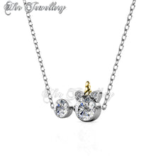 Swarovski Crystals Unicorn Pendant - Her Jewellery