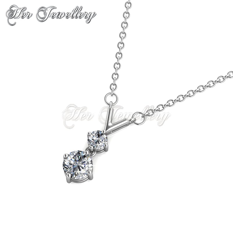 Swarovski Crystals Valarie Pendant‏ - Her Jewellery