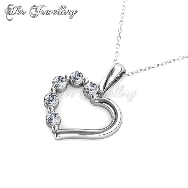 Swarovski Crystals Valentina Pendant‏ - Her Jewellery