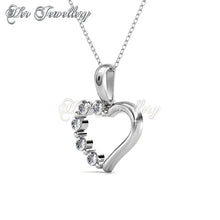 Swarovski Crystals Valentina Pendant‏ - Her Jewellery