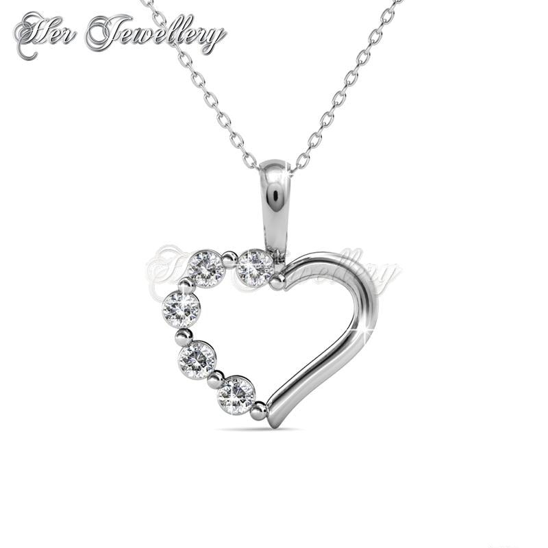 Swarovski Crystals Valentina Pendant‏ - Her Jewellery