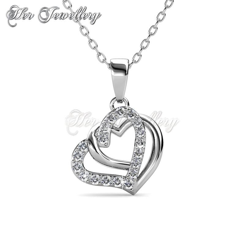 Swarovski Crystals Vena Love Pendant‏ - Her Jewellery