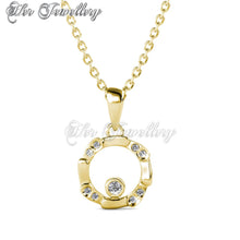 Swarovski Crystals Waterwheel Pendant‏ - Her Jewellery