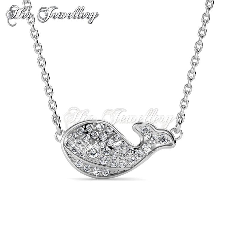 Swarovski Crystals Whale Pendant - Her Jewellery