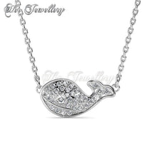 Swarovski Crystals Whale Pendant - Her Jewellery