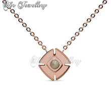 Swarovski Crystals Windmill Pendant (Rose Gold) - Her Jewellery