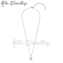 Swarovski Crystals Winter Flakes Pendant - Her Jewellery
