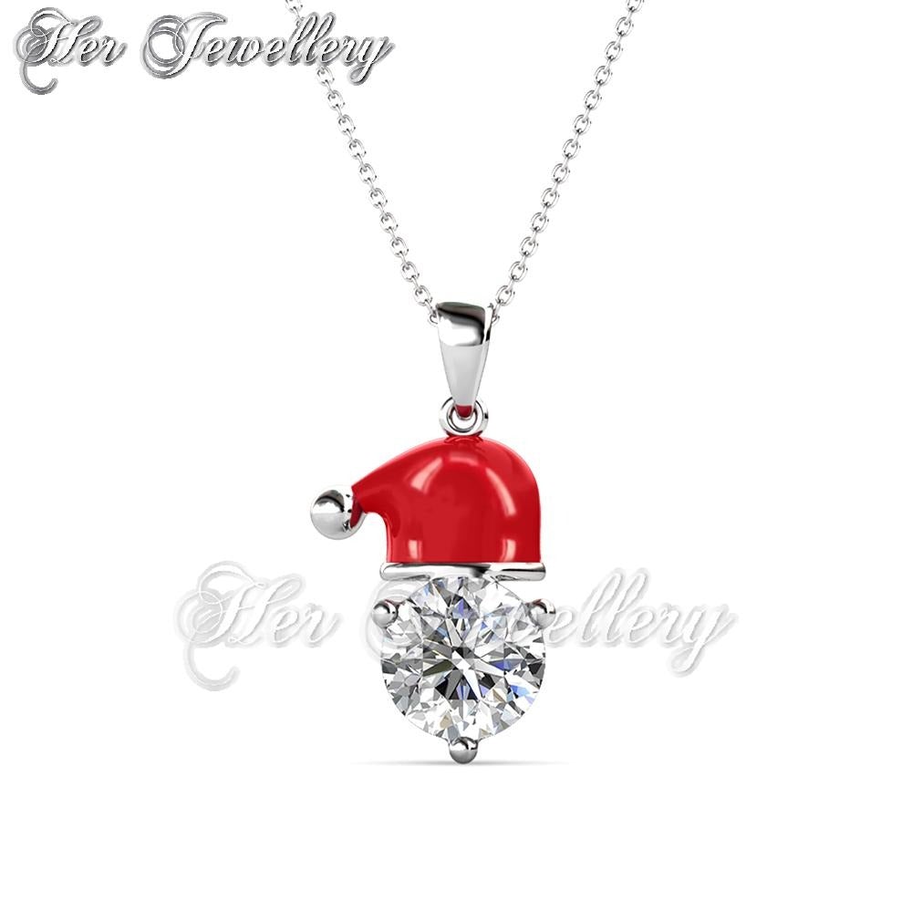 Swarovski Crystals X'Mas Santa Pendant - Her Jewellery