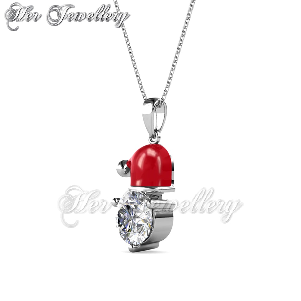 Swarovski Crystals X'Mas Santa Pendant - Her Jewellery