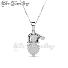 Swarovski Crystals X'Mas Santa Pendant - Her Jewellery