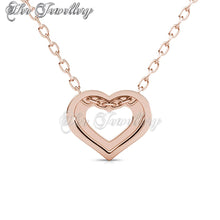 Swarovski Crystals Zeal Pendant (Rose Gold) - Her Jewellery