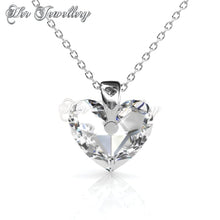Swarovski Crystals Zephyr Heart Pendant - Her Jewellery