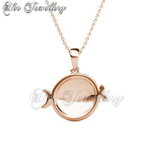 Swarovski Crystals Little Fugu Pendant - Her Jewellery