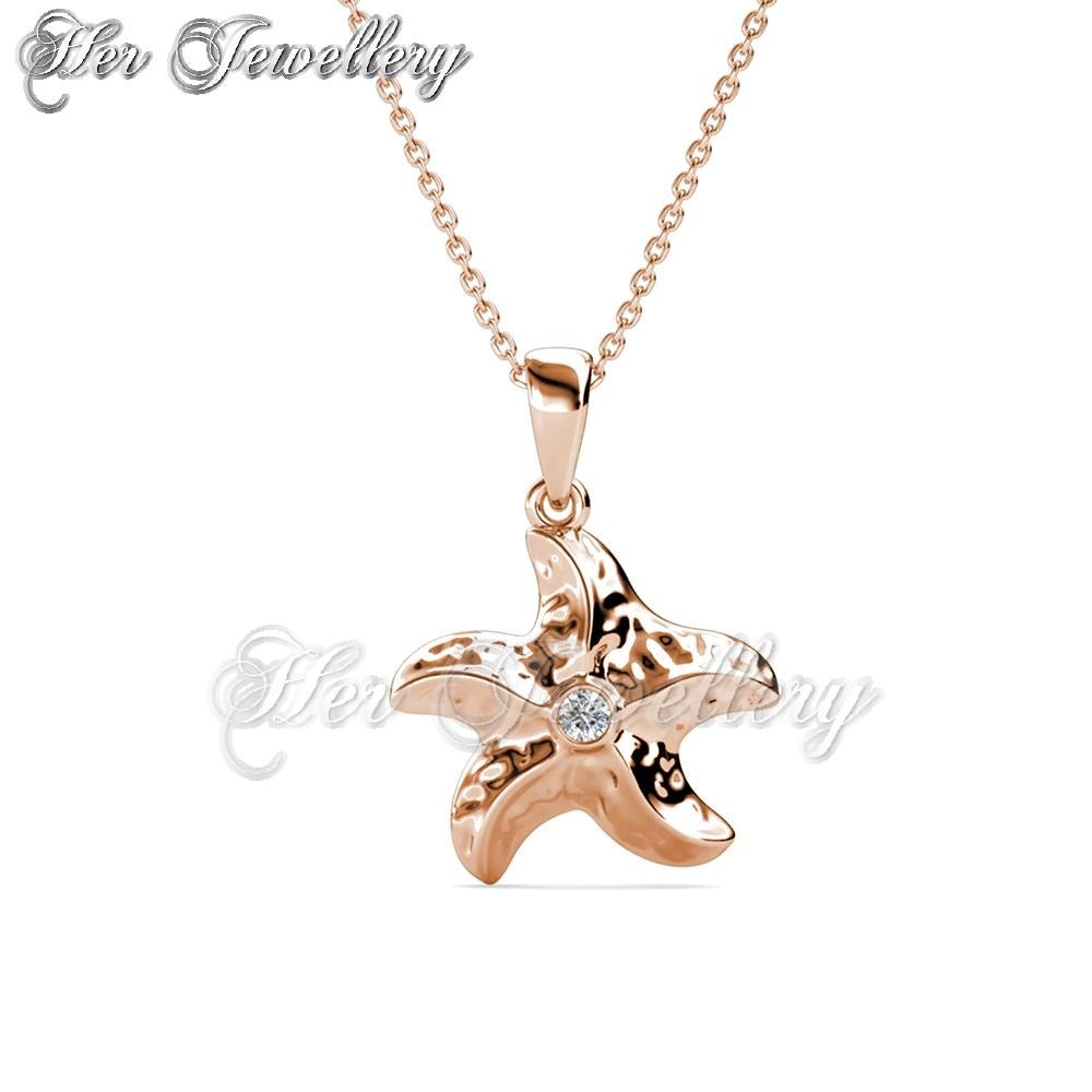 Swarovski Crystals Little Starfish Pendant - Her Jewellery