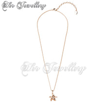 Swarovski Crystals Little Starfish Pendant - Her Jewellery