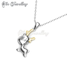 Swarovski Crystals Reindeer Pendant‏ - Her Jewellery