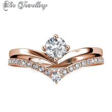 Swarovski Crystals Zinnia Ring - Her Jewellery