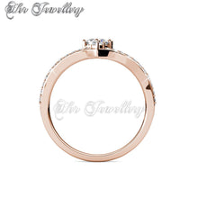 Swarovski Crystals Zinnia Ring - Her Jewellery