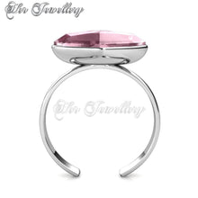 Swarovski Crystals Crystal Heart Ring - Her Jewellery