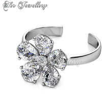 Swarovski Crystals Crystal Petal Ring - Her Jewellery