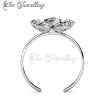 Swarovski Crystals Crystal Petal Ring - Her Jewellery