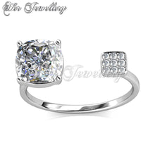 Swarovski Crystals Diamanda Ring - Her Jewellery