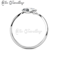 Swarovski Crystals Evil Love Ring - Her Jewellery