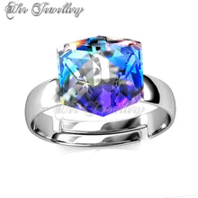 Swarovski Crystals Geode Ring - Her Jewellery