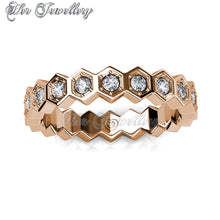Swarovski Crystals Irene Ring (Rose Gold) - Her Jewellery