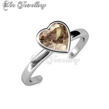 Swarovski Crystals Liebe Ring - Her Jewellery