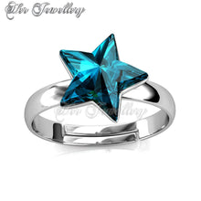 Swarovski Crystals Patrick Ring - Her Jewellery