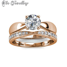 Swarovski Crystals Prestige Ring (Rose Gold) - Her Jewellery