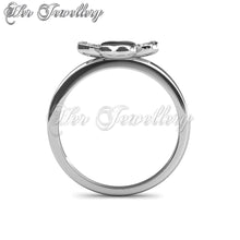 Swarovski Crystals Sweet Clover Ring - Her Jewellery