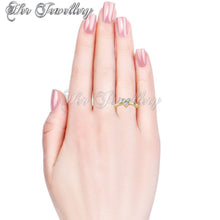 Swarovski Crystals Troika Ring - Her Jewellery