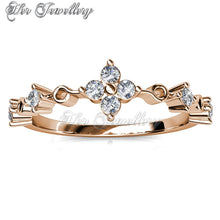 Swarovski Crystals Vayne Ring (Rose Gold) - Her Jewellery