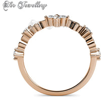 Swarovski Crystals Vayne Ring (Rose Gold) - Her Jewellery