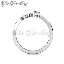 Swarovski Crystals Pisces Ring - Her Jewellery