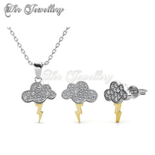 Swarovski Crystals Cloudy Sparks Set - Her Jewellery