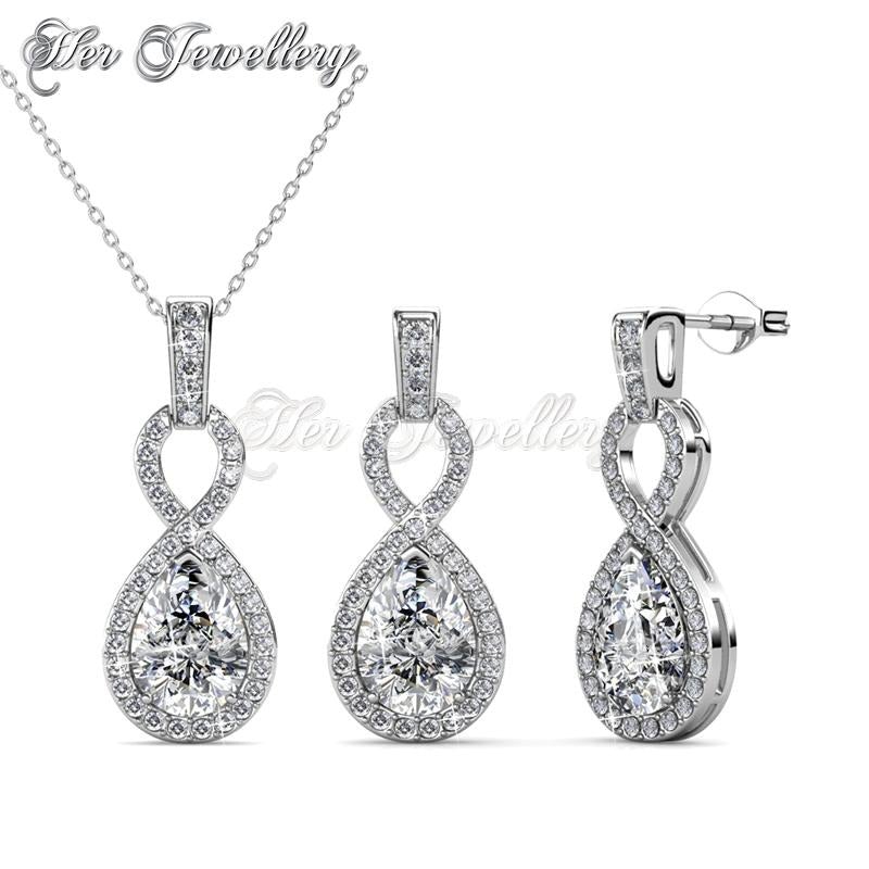 Swarovski Crystals Medallion Set - Her Jewellery