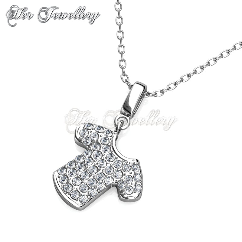 Swarovski Crystals Tee Pendant - Her Jewellery