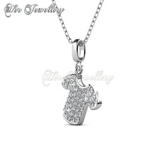 Swarovski Crystals Tee Pendant - Her Jewellery
