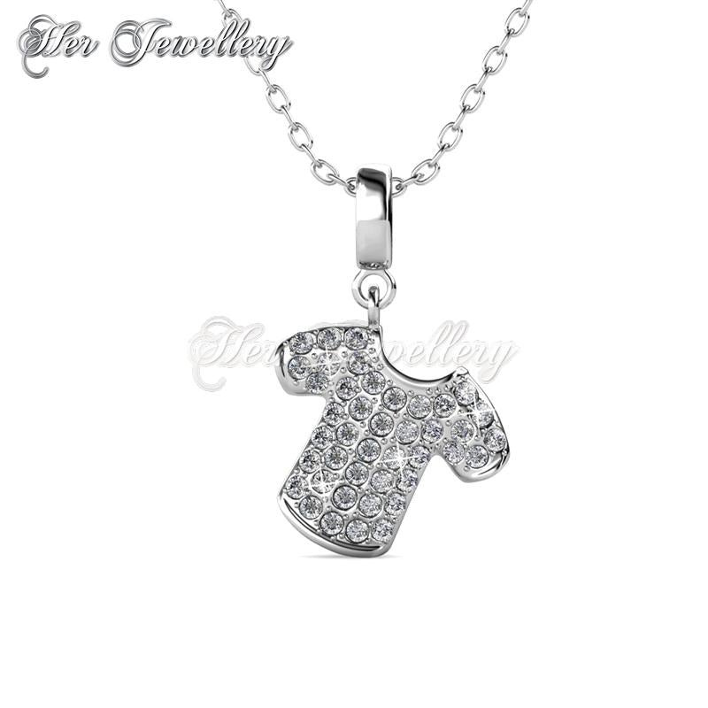 Swarovski Crystals Tee Pendant - Her Jewellery